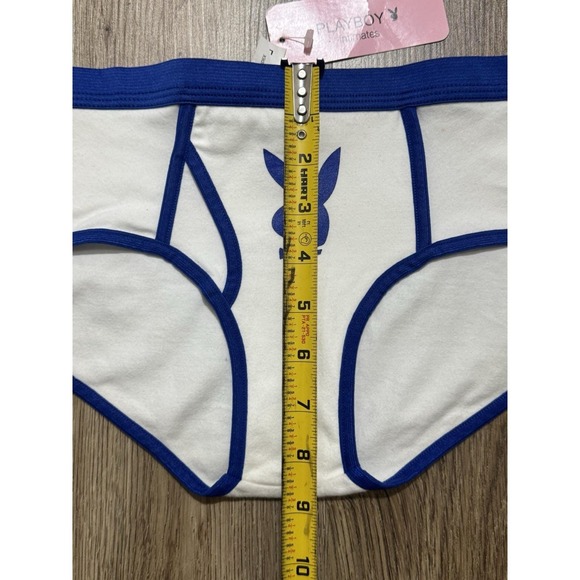 Y2K Vintage Playboy Property Of Playboy Bunny Head Briefs Underwear‎ Size L - Picture 9 of 15